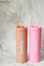 [CHRISTMAS SPECIAL] Personalised Twinkle Tumbler - Set of 2 - Scribbles by Rachdyelle